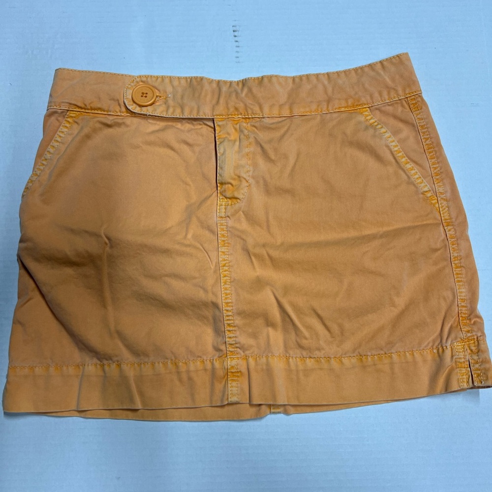 Vintage Old Navy Orange low rise skirt size 6
